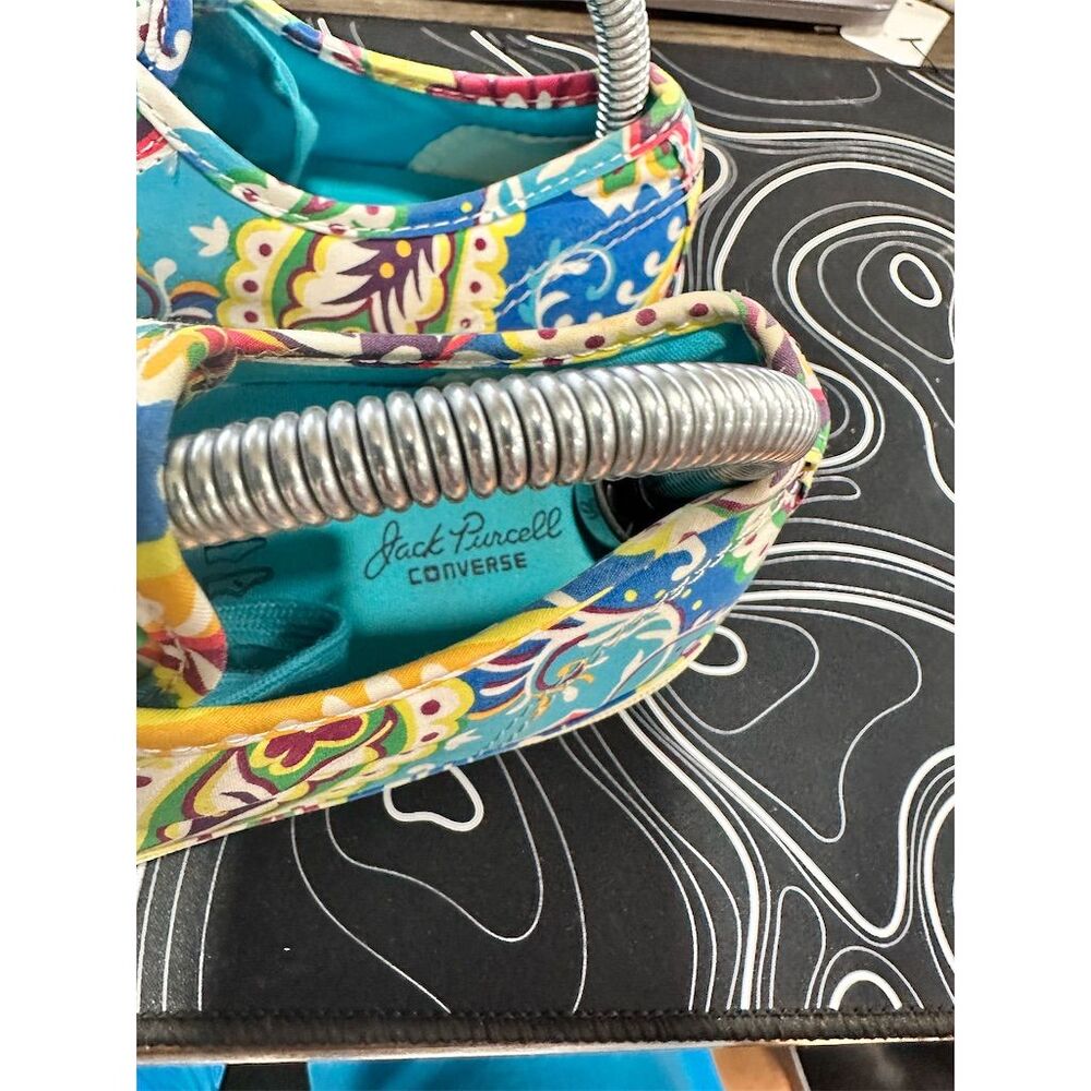 Converse Jack Purcell Women's Floral Paisley Sneakers Size 5.5 - Picture 2 of 12